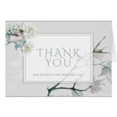 Alabaster Dahlia Woodsy rustieke Waterverf (Voorkant Horizontaal)