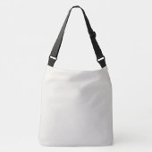 Alabaster Effen Kleur Crossbody Tas (Voorkant)