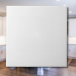 Alabaster effen kleur | Klassiek Elegant Tegeltje<br><div class="desc">Alabaster effen kleur | Klassiek | Elegant | Trendy | Stijlvol | Cadeau</div>