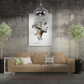 Alabaster Face Canvas Afdruk