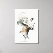 Alabaster Face Canvas Afdruk (Voorkant)