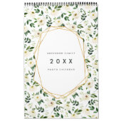 Alabaster Floral | 12 Fotokalender met notities Kalender (Hoes)