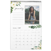 Alabaster Floral | 12 Fotokalender met notities Kalender (Jan 2027)