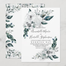 Alabaster Floral Greenery | Waterverf bruiloft