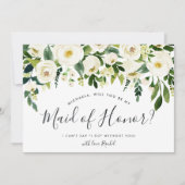 Alabaster Floral is mijn dienstmeisje van Kaart (Voorkant)