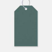 Alabaster Floral Lijst | Weddenschap Cadeaulabel (Achterkant)