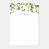 Alabaster Floral op maat Post-it® Notes (Voorkant)