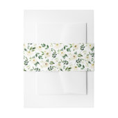 Alabaster Floral Pattern Uitnodigingen Wikkel (Voorkant Voorbeeld)