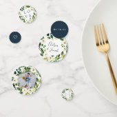 Alabaster Floral Wedding Confetti (Groep)