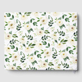 Alabaster Floral Wedding Gastenboek (Achterkant)