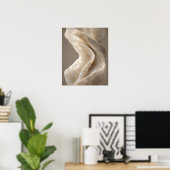 Alabaster Fold Kunstprint Poster (Thuiskantoor)
