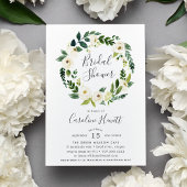 Alabaster met bridal Shower-uitnodiging Kaart