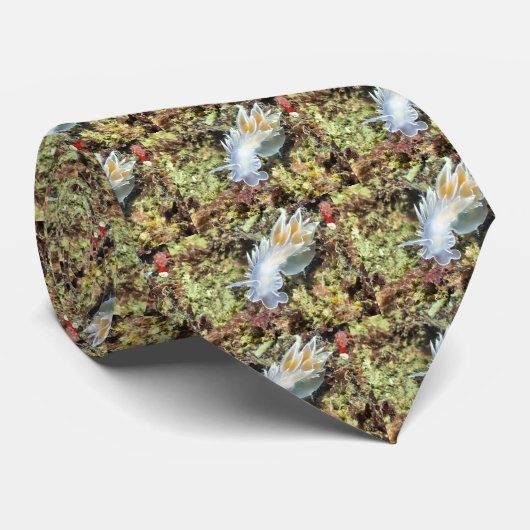 Alabaster Nudibranch - Stropdas (Opgerold)