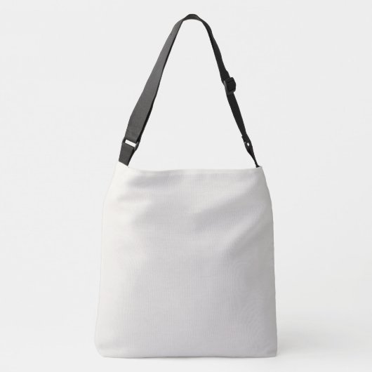 Alabaster Solid Plain Color Crossbody Tas (Achterkant)