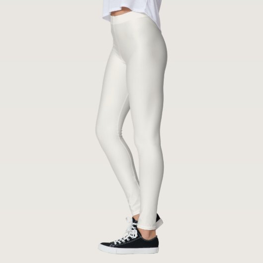 Alabaster Solid Plain Color Leggings (Links)