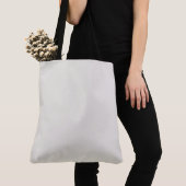 Alabaster Solid Plain Color Tote Bag (Dichtbij)