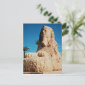 Alabaster Sphinx, Nieuw Koninkrijk Briefkaart (Staand voorkant)