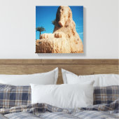 Alabaster Sphinx, Nieuw Koninkrijk Canvas Afdruk (Insitu (Slaapkamer))