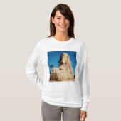 Alabaster Sphinx, Nieuw Koninkrijk T-shirt (Voorkant volledig)