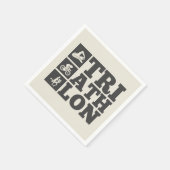 Alabaster · Triathlon Motivatie Partij Servet (Hoek)