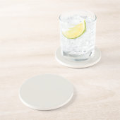 Alabaster - witpaar vaste kleuren naar SW 7014 Zandsteen Onderzetter (Zijkant)