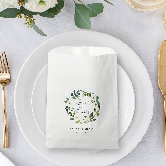 Alabaster Wreath Weddenschap Bedankt Bedankzakje