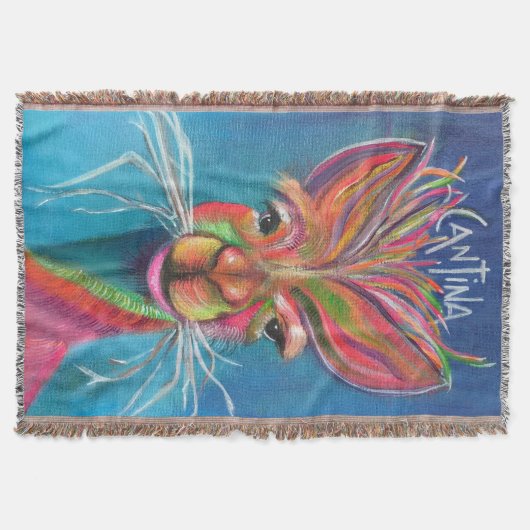 Alaca Cantina katoendeken Deken (Voorkant)