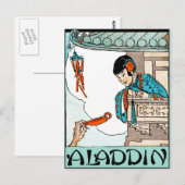 Aladdin Chinees Magische Lantaarn Briefkaart (Voorkant / Achterkant)