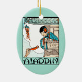 Aladdin Chinees  Magische Lantaarn Keramisch Ornament (Achterkant)