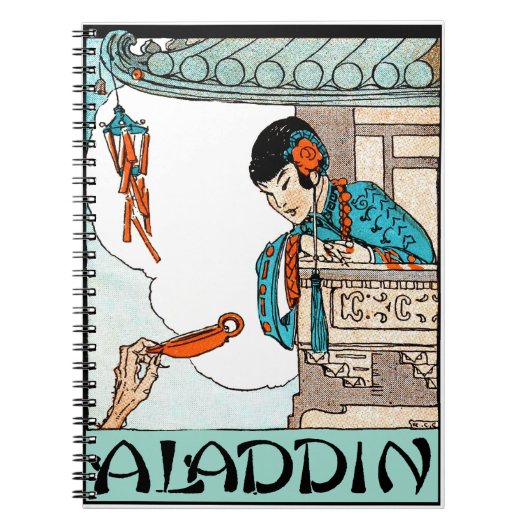 Aladdin Chinees  Magische Lantaarn Notitieboek (Voorkant)