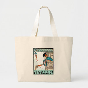 Aladdin Chinese Antieke Toverlantaarn Grote Tote Bag