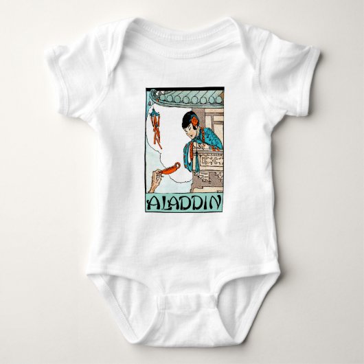Aladdin Chinese Vintage Toverlantaarn Romper (Voorkant)