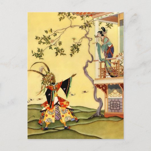 “Aladdin” door Virginia Frances Sterrett Briefkaart (Voorkant)
