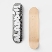 ALADDIN GRAFFITI NAME SKATEBOARD CUSTOM SCHAATS DE (Voorkant)