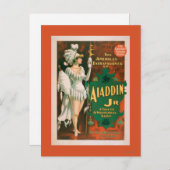 Aladdin Jr. Tale of a Wonderful Lamp Theater 2 Briefkaart (Voorkant / Achterkant)