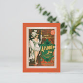 Aladdin Jr. Tale of a Wonderful Lamp Theater 2 Briefkaart (Staand voorkant)