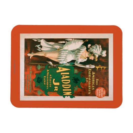 Aladdin Jr. Tale of a Wonderful Lamp Theater 2 Magneet (Horizontaal)
