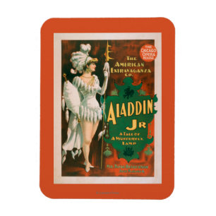Aladdin Jr. Tale of a Wonderful Lamp Theater 2 Magneet