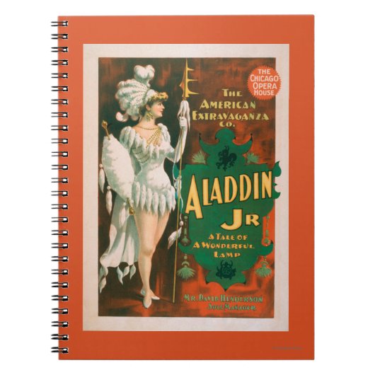 Aladdin Jr. Tale of a Wonderful Lamp Theater 2 Notitieboek (Voorkant)