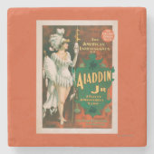 Aladdin Jr. Tale of a Wonderful Lamp Theater 2 Stenen Onderzetter (Voorkant)
