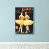 Aladdin Jr. Tale of a Wonderful Lamp Theater Canvas Afdruk (Insitu (Houten vloer))