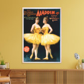 Aladdin Jr. Tale of a Wonderful Lamp Theater Canvas Afdruk (Insitu (Woonkamer))