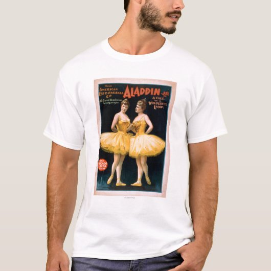 Aladdin Jr. Tale of a Wonderful Lamp Theater T-shirt (Voorkant)