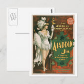 "Aladdin Jr"  theaterBriefkaart Briefkaart (Voorkant / Achterkant)