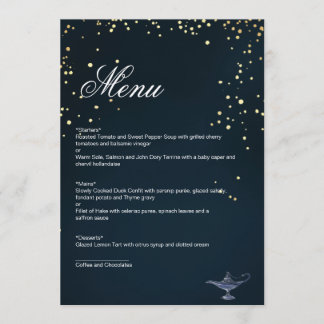 ALADDIN MENU KAART