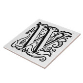 Aladdin O'Brien Hoofdletter W Tegeltje (Zijkant)