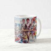 Aladdin Sane Glam Rock Bliksem Surreal Mok (Voorkant rechts)