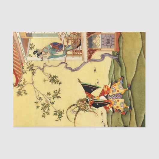 "Aladdin" van Virginia Frances Sterrett Tissuepapier (Voorkant)