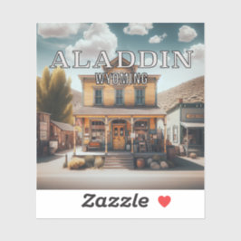 Aladdin Wyoming 3 inch Vinyl Sticker