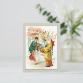 Aladdin's Lamp Briefkaart (Staand voorkant)